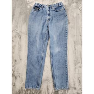 Vintage Generra High Rise Tapered Mom Jeans Size 12 Blue Light Wash Streetwear